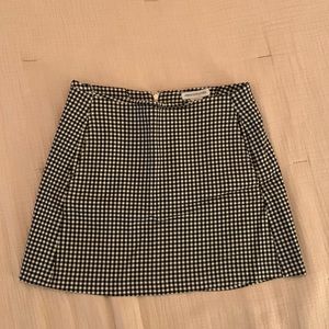 Urban Outfitters Checkered Mini Skirt